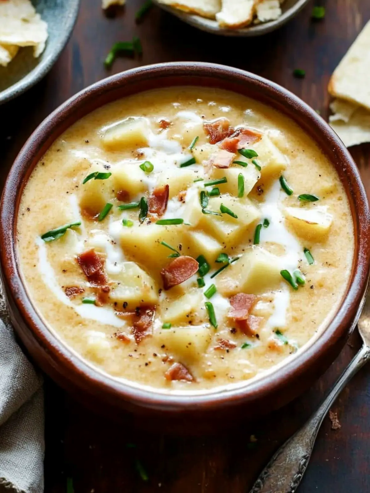 Creamy Cheesy Potato Soup That's Pure Comfort in a Bowl 3 Cheesy Potato Soup