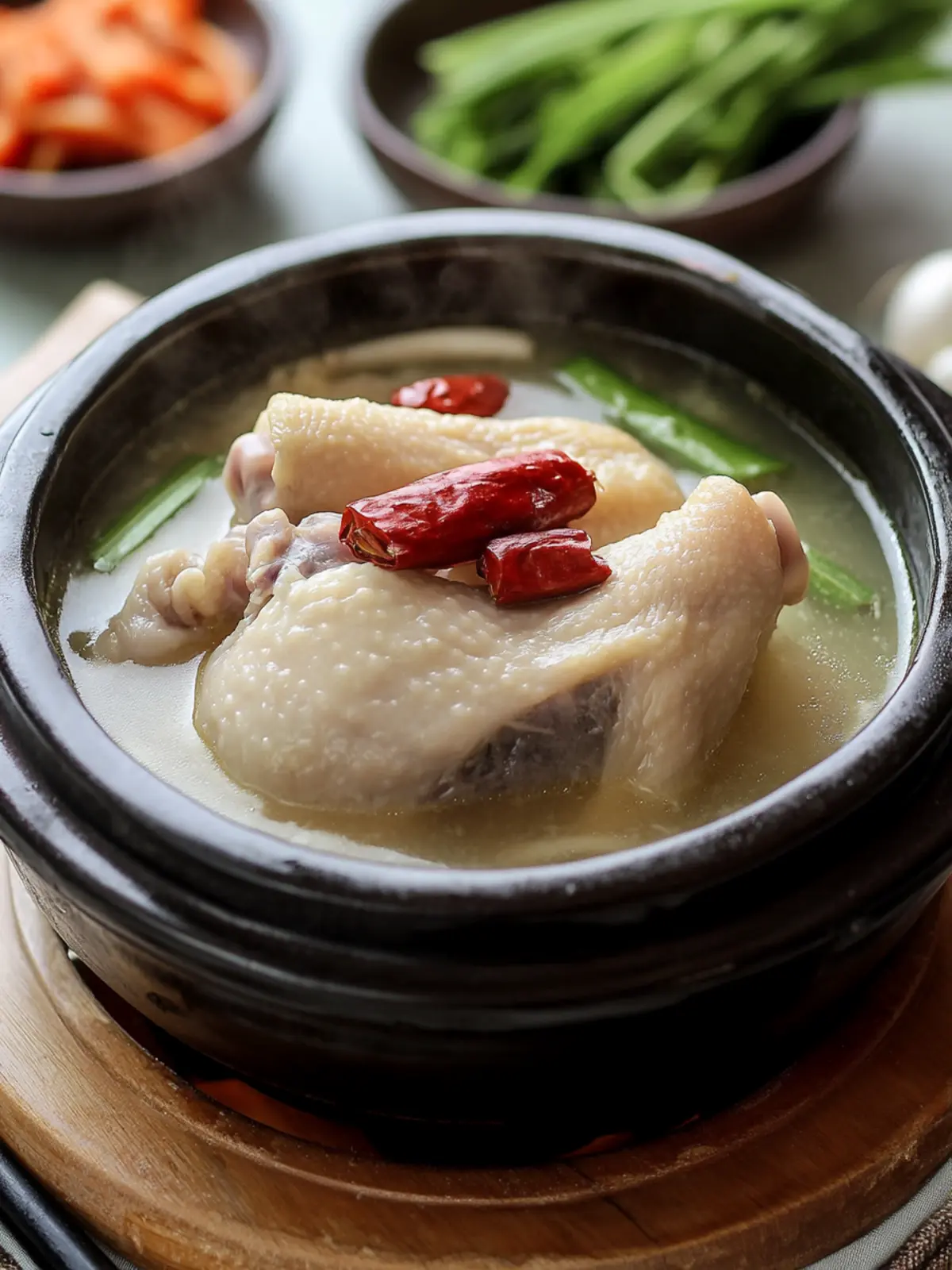 Nourish Your Soul with Korean Samgyetang Ginseng Chicken Soup 4 Korean Samgyetang (Ginseng Chicken Soup)