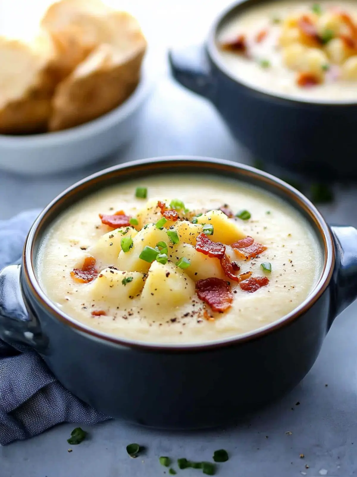 Creamy Loaded Baked Potato Soup with Bacon for Cozy Nights 3 Loaded Baked Potato Soup with Bacon