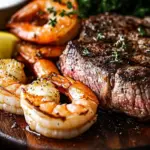 Surf and Turf Delight: Perfect NY Steak and Shrimp Combo 6 Surf and Turf (NY Steak and Shrimp)