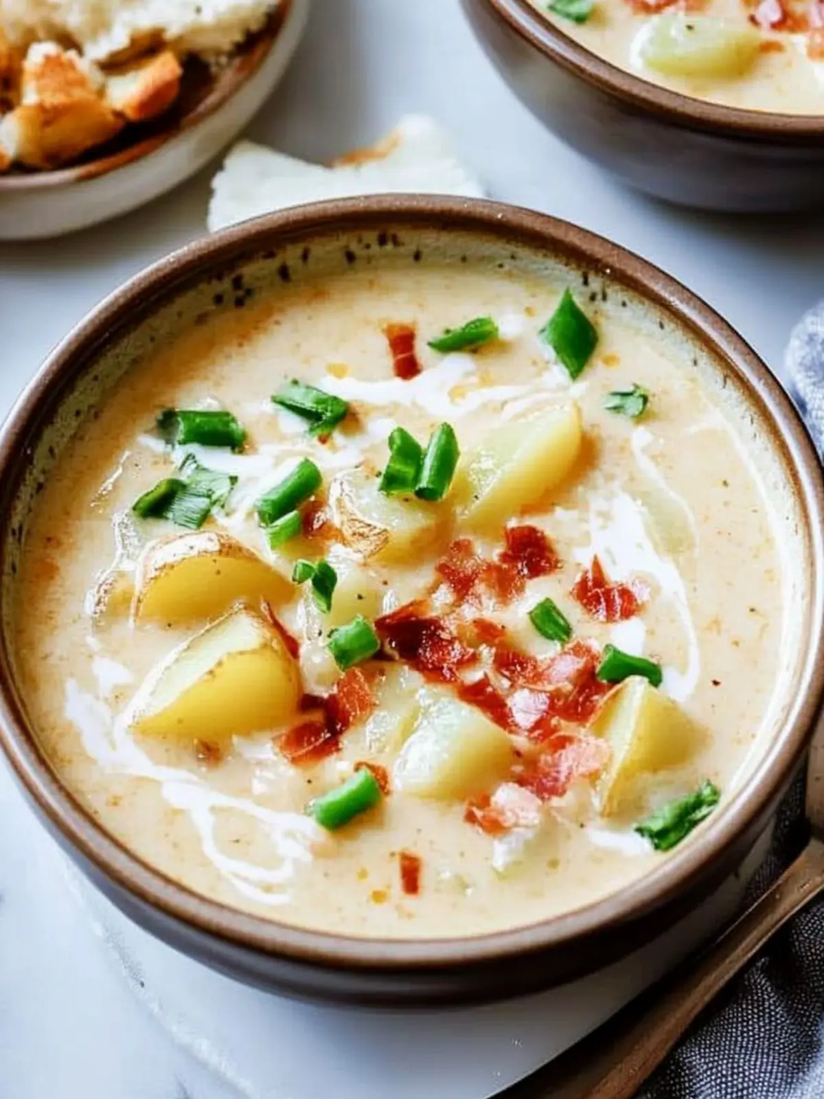 Creamy Cheesy Potato Soup That's Pure Comfort in a Bowl 5 Cheesy Potato Soup