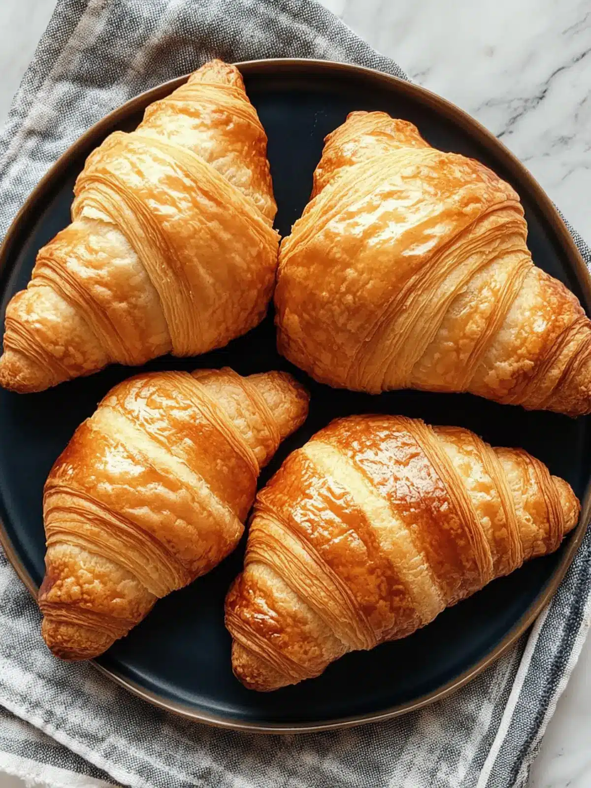 Perfect French Croissants: Buttery Pastry Made Easy 3 French Croissants (Buttery Pastry)