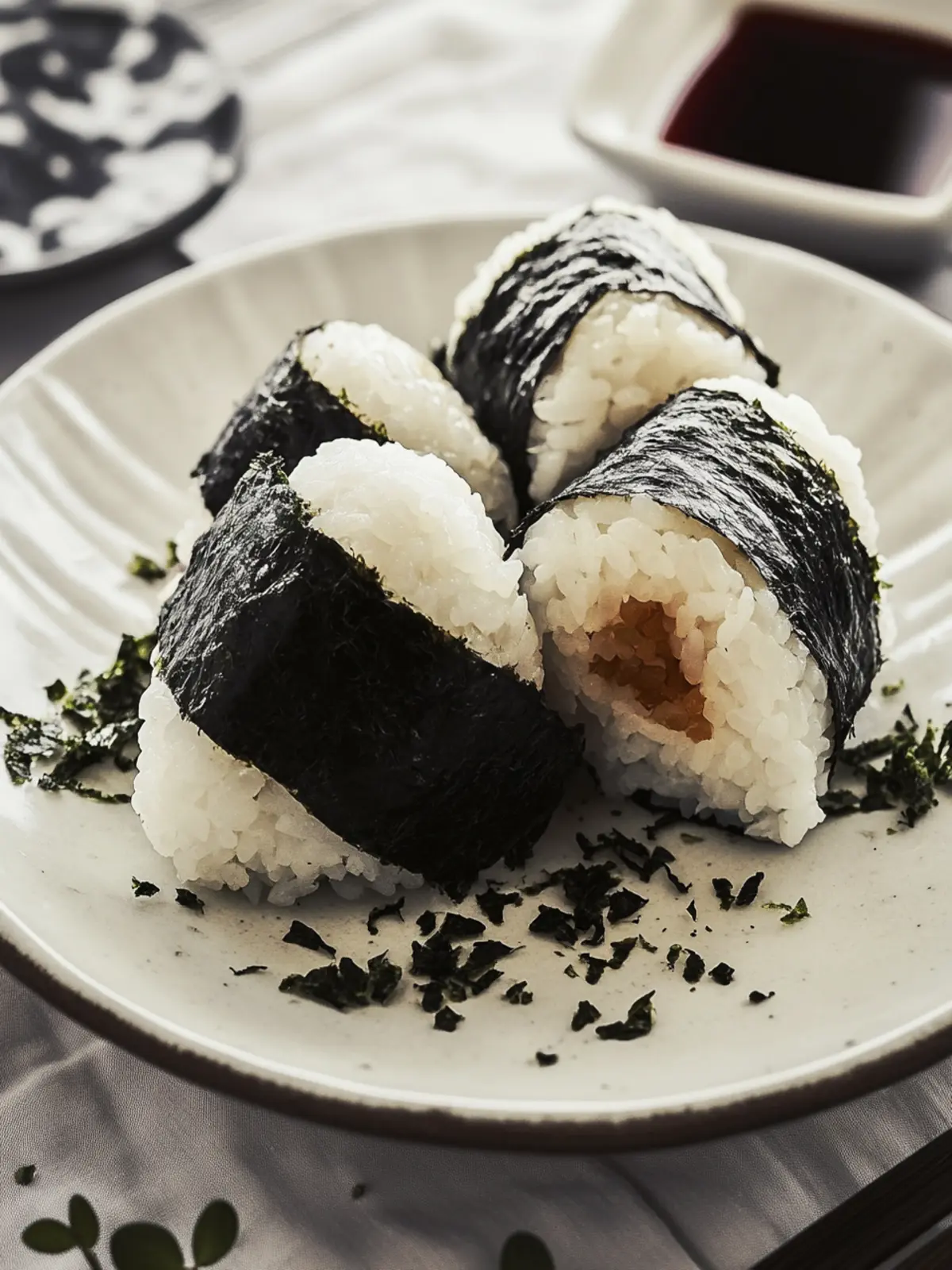 Savory Japanese Onigiri: Easy Rice Balls with Fun Fillings 2 Japanese Onigiri (Rice Balls)