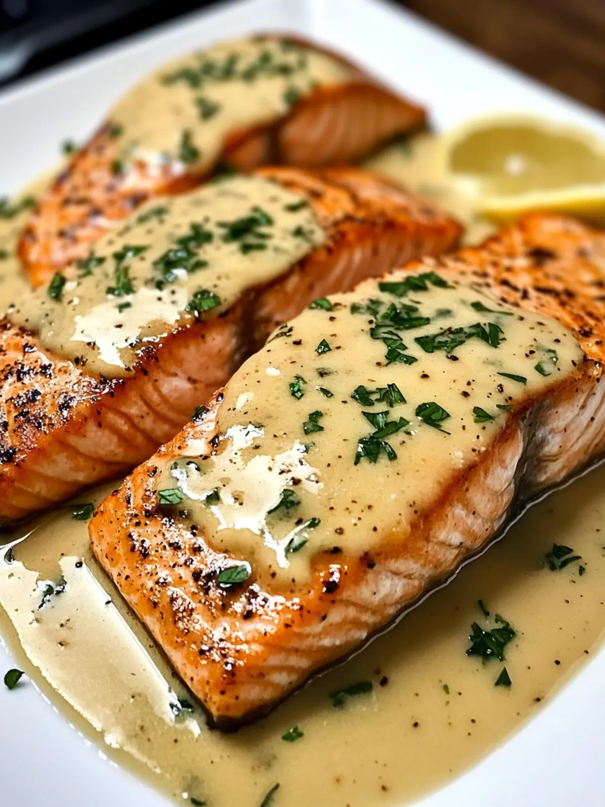 Indulge in Creamy Garlic Butter Salmon Recipe for Dinner Delight 3 Creamy Garlic Butter Salmon Recipe