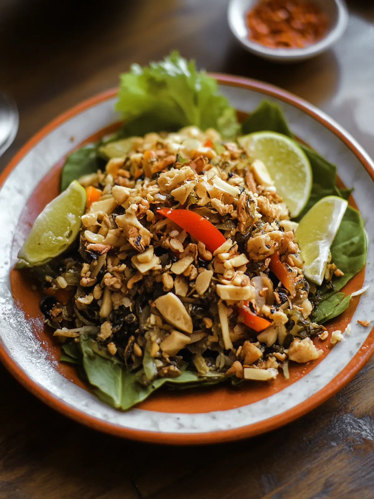 Burmese Laphet Thoke: Elevate Your Salad Game Today 3 Burmese Laphet Thoke (Tea Leaf Salad)
