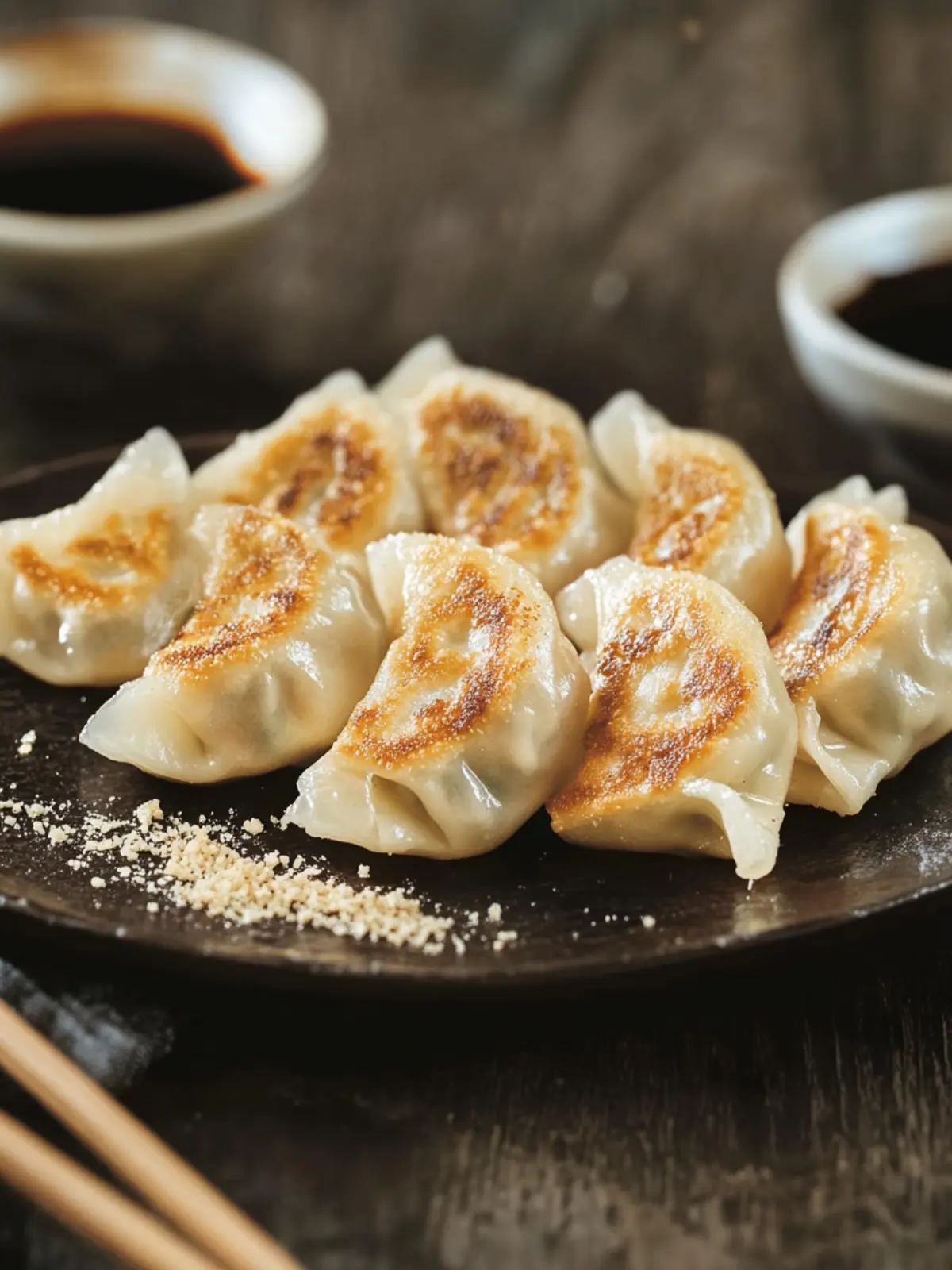 Savory Japanese Gyoza Dumplings: Easy Homemade Delight 5 Japanese Gyoza (Dumplings)