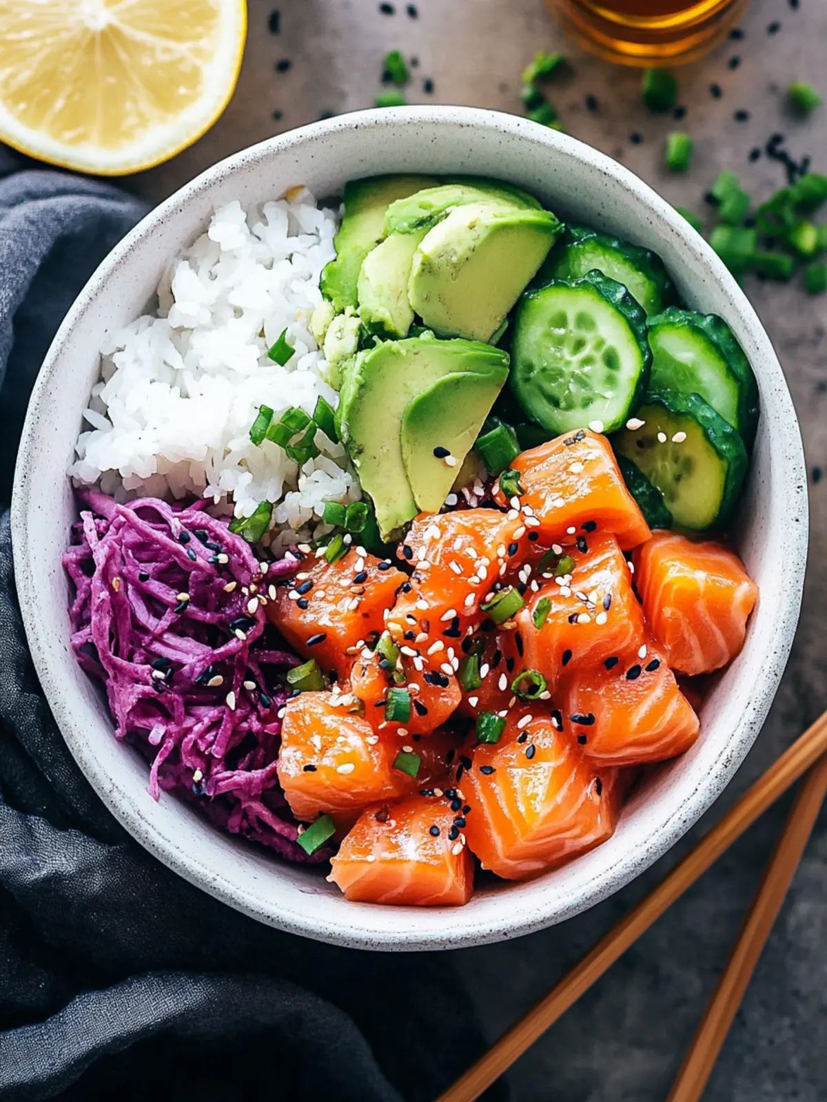 Delicious Salmon Poke Bowl You Can Customize Your Way 3 Salmon Poke Bowl
