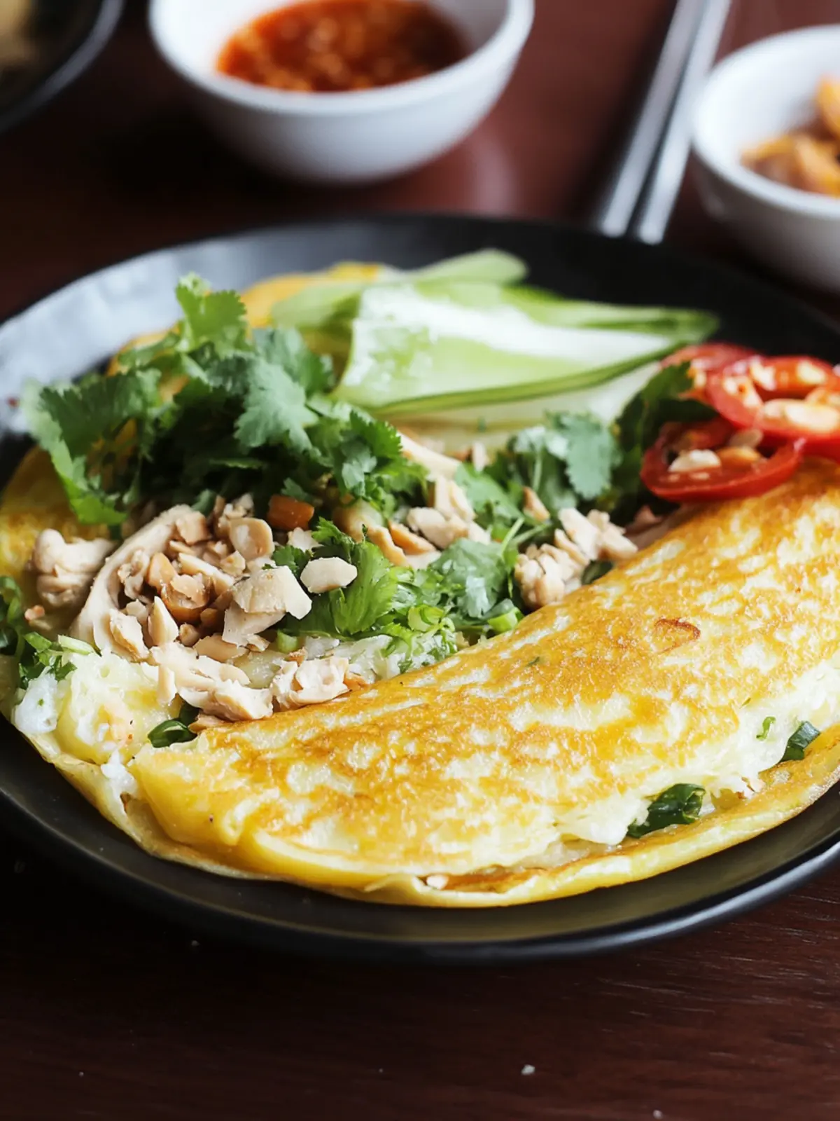Crispy Vietnamese Bánh Xèo: Your New Favorite Pancake Delight 4 Vietnamese Bánh Xèo (Sizzling Pancake)