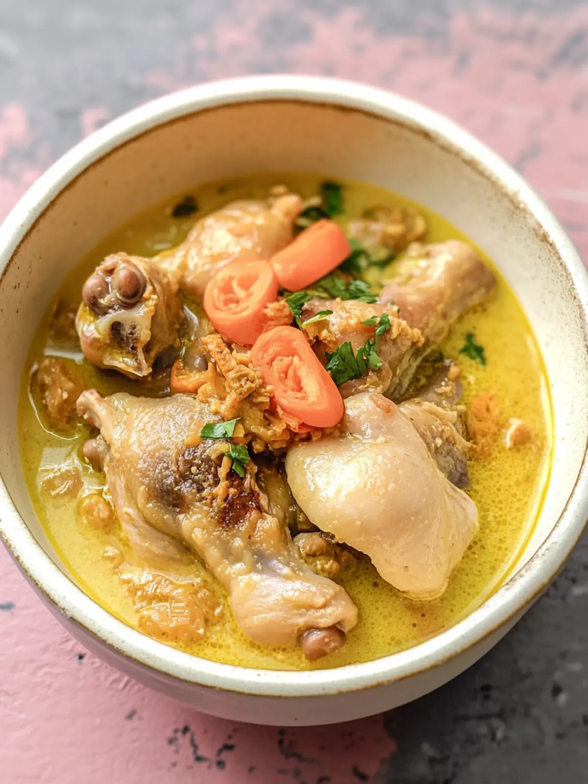 Indonesian Opor Ayam: Comforting Coconut Chicken Stew Recipe 4 Indonesian Opor Ayam (Coconut Chicken Stew)