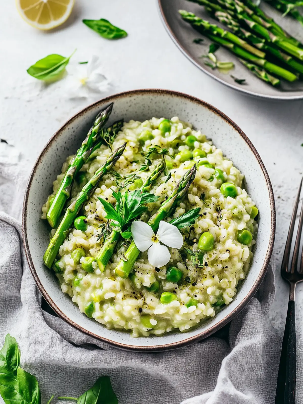 Vegan Asparagus Risotto - Creamy Delight for Your Spring Table 4 Vegan Asparagus Risotto