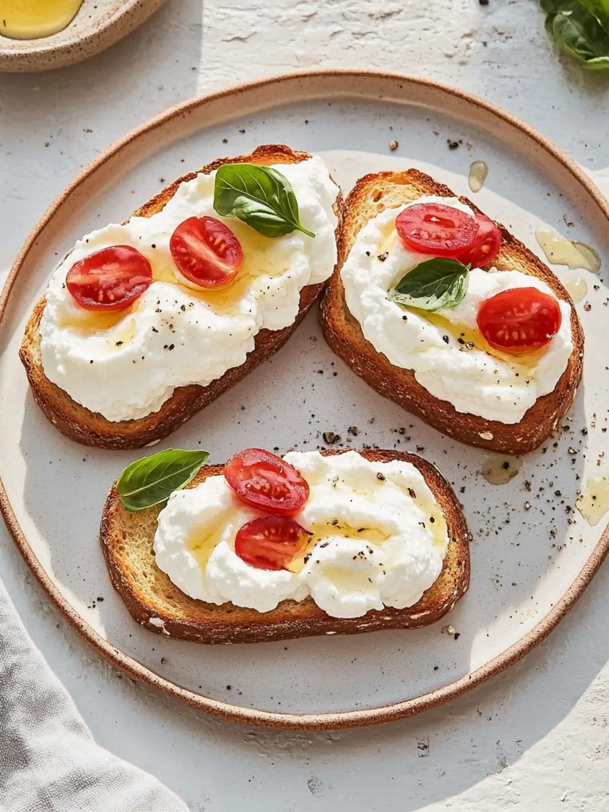 Whipped Ricotta Toast with Lemony Peas for Spring Refreshment 2 Whipped Ricotta Toast