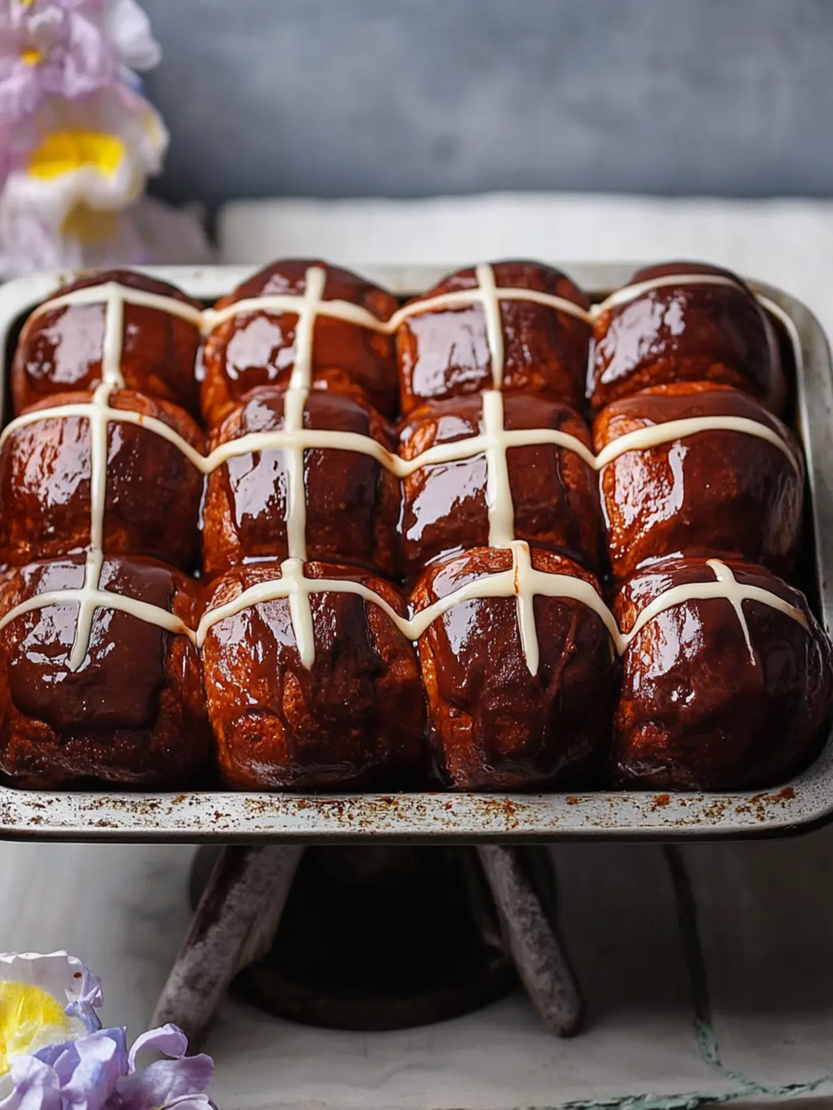 Decadent Chocolate Hot Cross Buns Recipe for Sweet Moments 2 Chocolate Hot Cross Buns Recipe