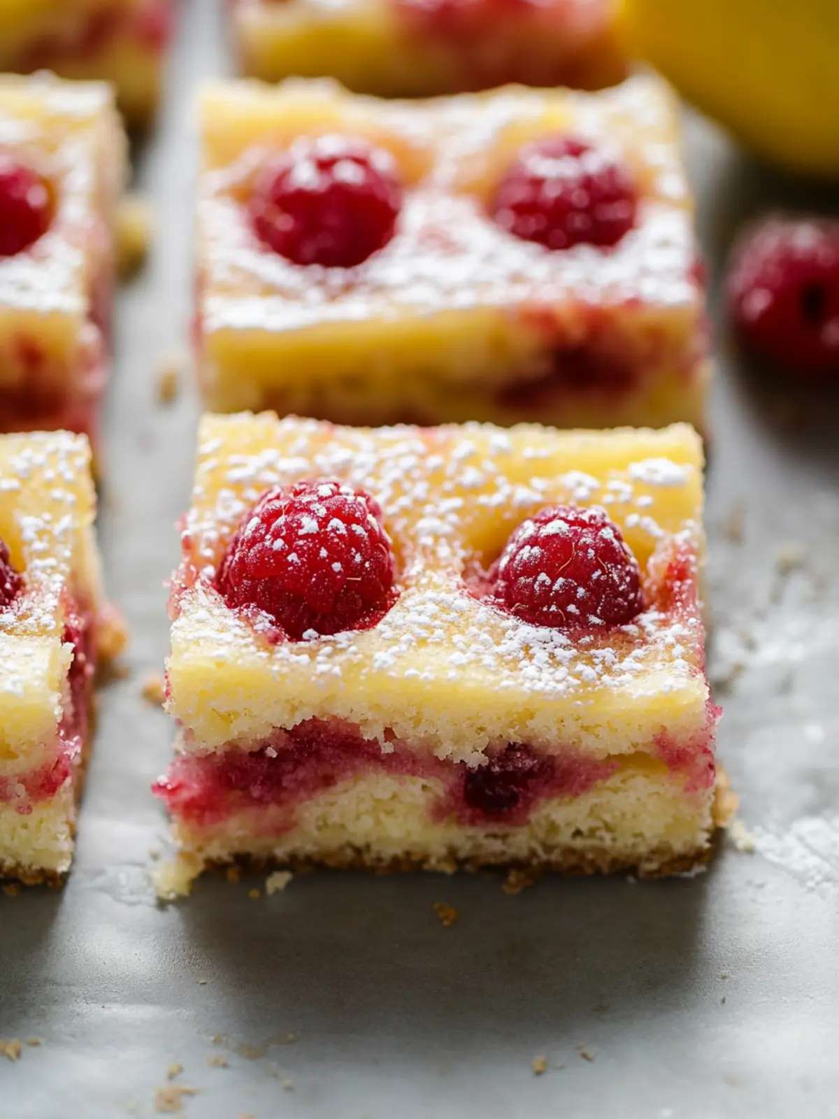 Lemon Raspberry Bars: A Refreshing Gluten-Free Delight 2 Lemon Raspberry Bars