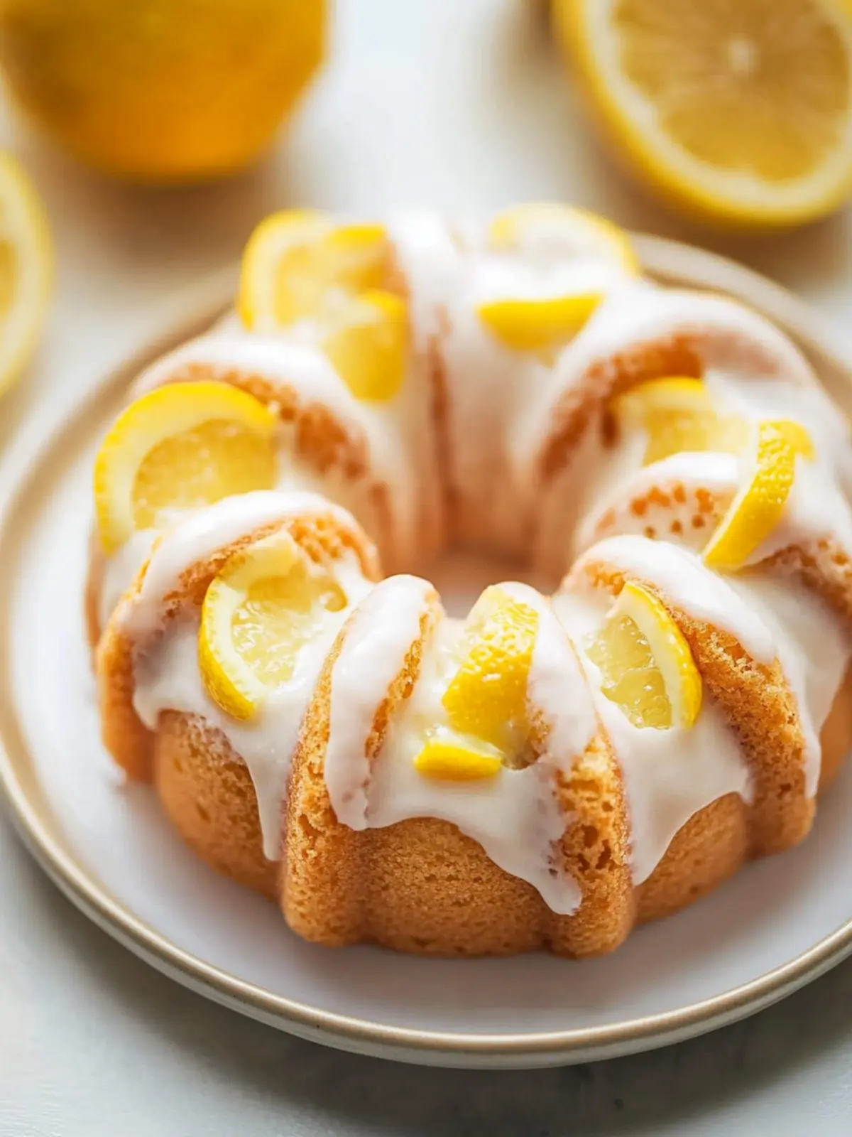 Moist Lemon Mini Bundt Cakes with Lemon Icing for Perfect Gatherings 2 Moist Lemon Mini Bundt Cakes with Lemon Icing
