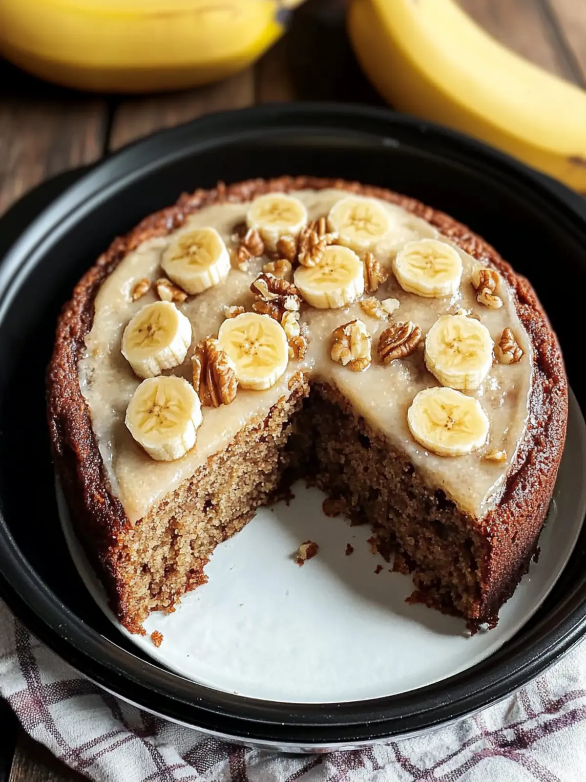 Irresistible Slow Cooker Banana Nut Cake You'll Adore 2 Slow Cooker Banana Nut Cake