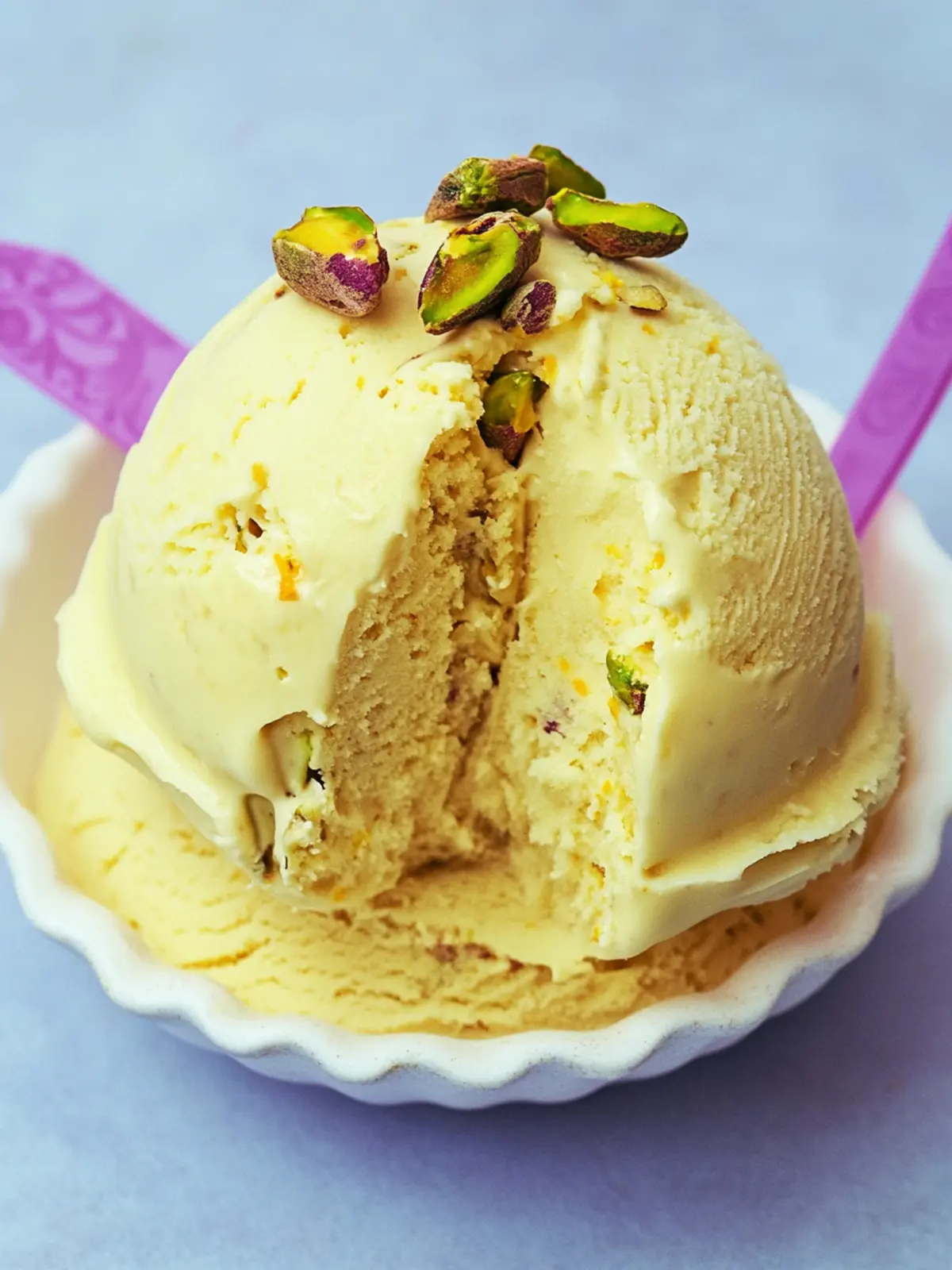 Bastani Sonnati: Creamy Saffron Pistachio Ice Cream Delight 3 Bastani Sonnati (Saffron Pistachio Ice Cream)