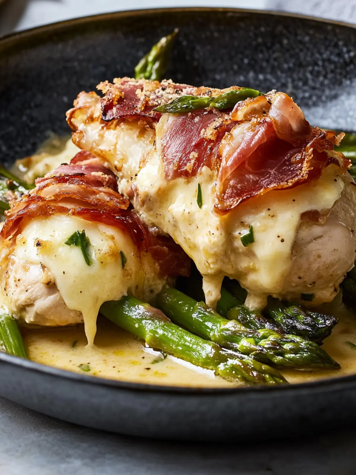 Brie, Asparagus & Prosciutto-Stuffed Chicken for a Date Night Delight 3 Brie, Asparagus & Prosciutto-Stuffed Chicken