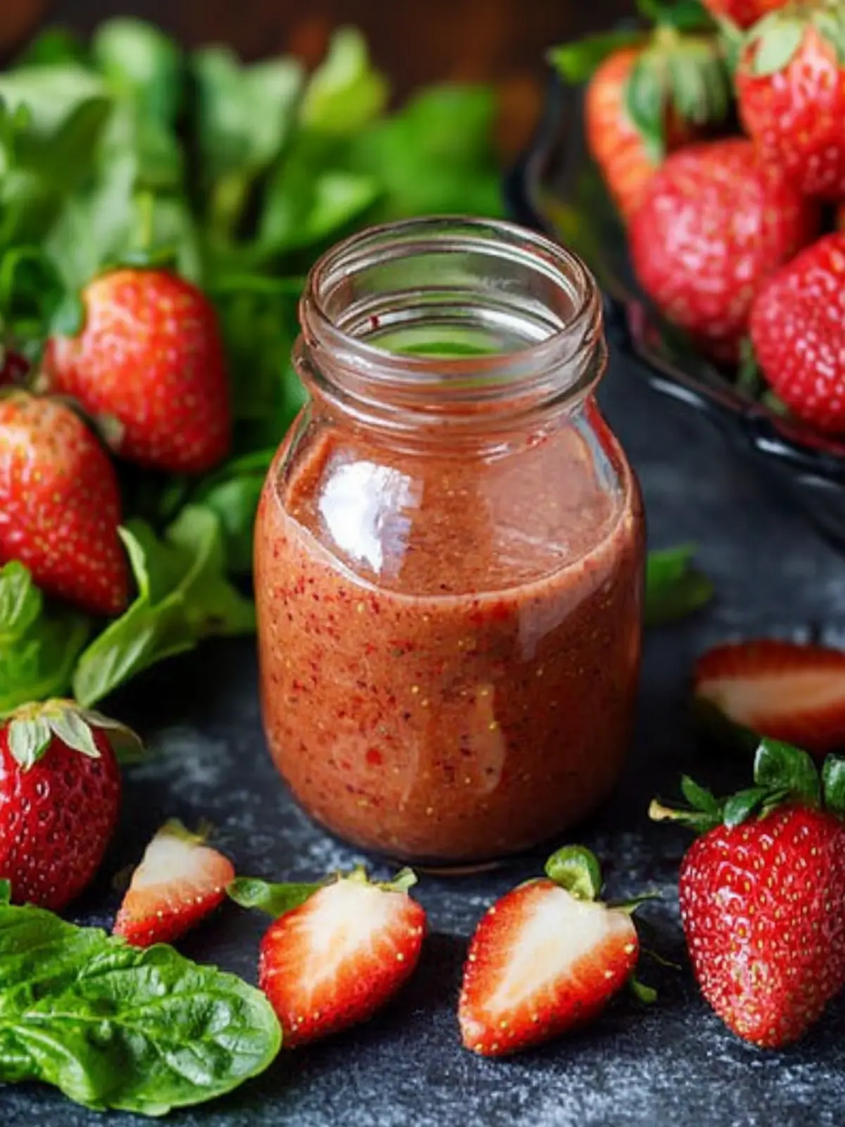 Roast Strawberry Balsamic Vinaigrette: Sweet Summer Delight 3 Roast Strawberry Balsamic Vinaigrette