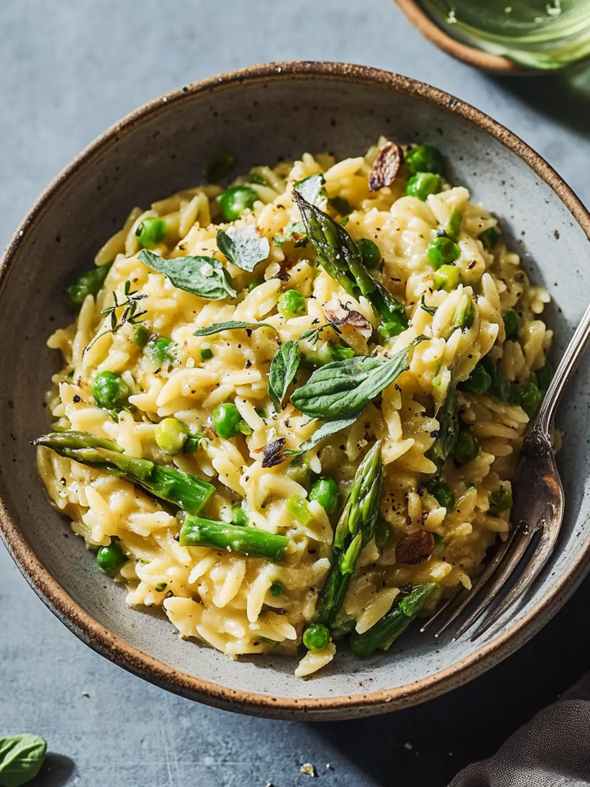 Creamy Cheesy Asparagus Orzotto for Cozy Spring Nights 4 Cheesy Asparagus Orzotto