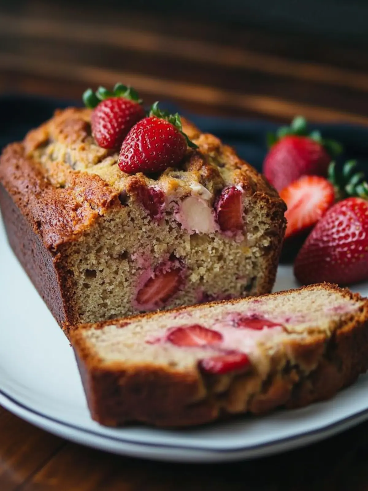 Strawberry Greek Yogurt Banana Bread: Healthy Summer Delight 4 Strawberry Greek Yogurt Banana Bread