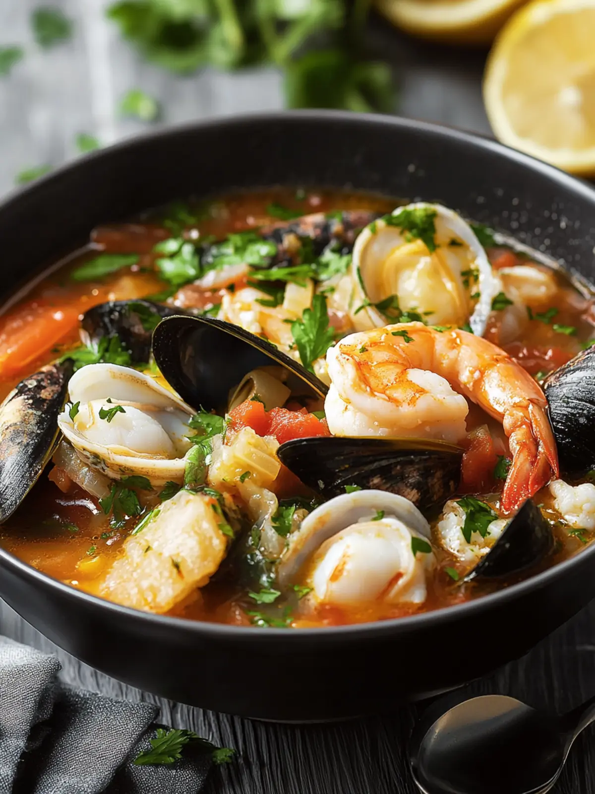 Delicious Chilean Paila Marina: Your Cozy Seafood Stew Adventure 4 Chilean Paila Marina (Seafood Stew)