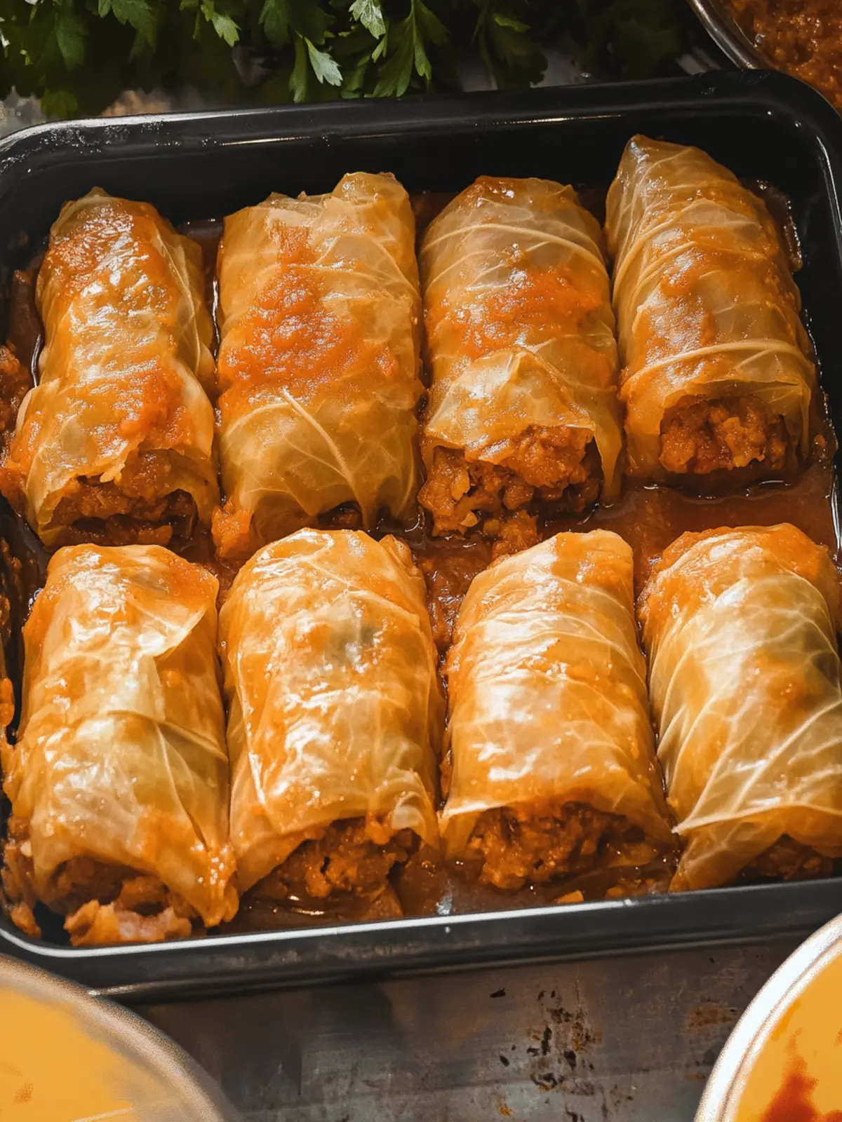 Delicious Töltött Káposzta: Hearty Hungarian Cabbage Rolls 5 Töltött Káposzta (Stuffed Cabbage Rolls)