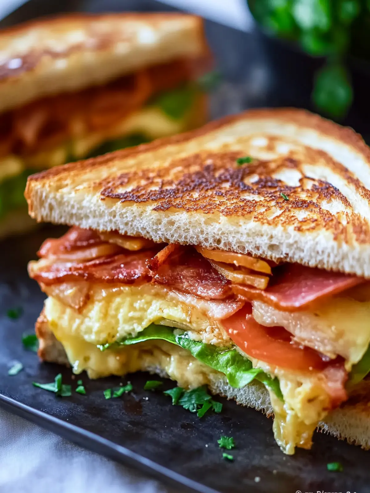 One Pan Sandwich: Quick Customizable Breakfast Bliss 2 One Pan Sandwich