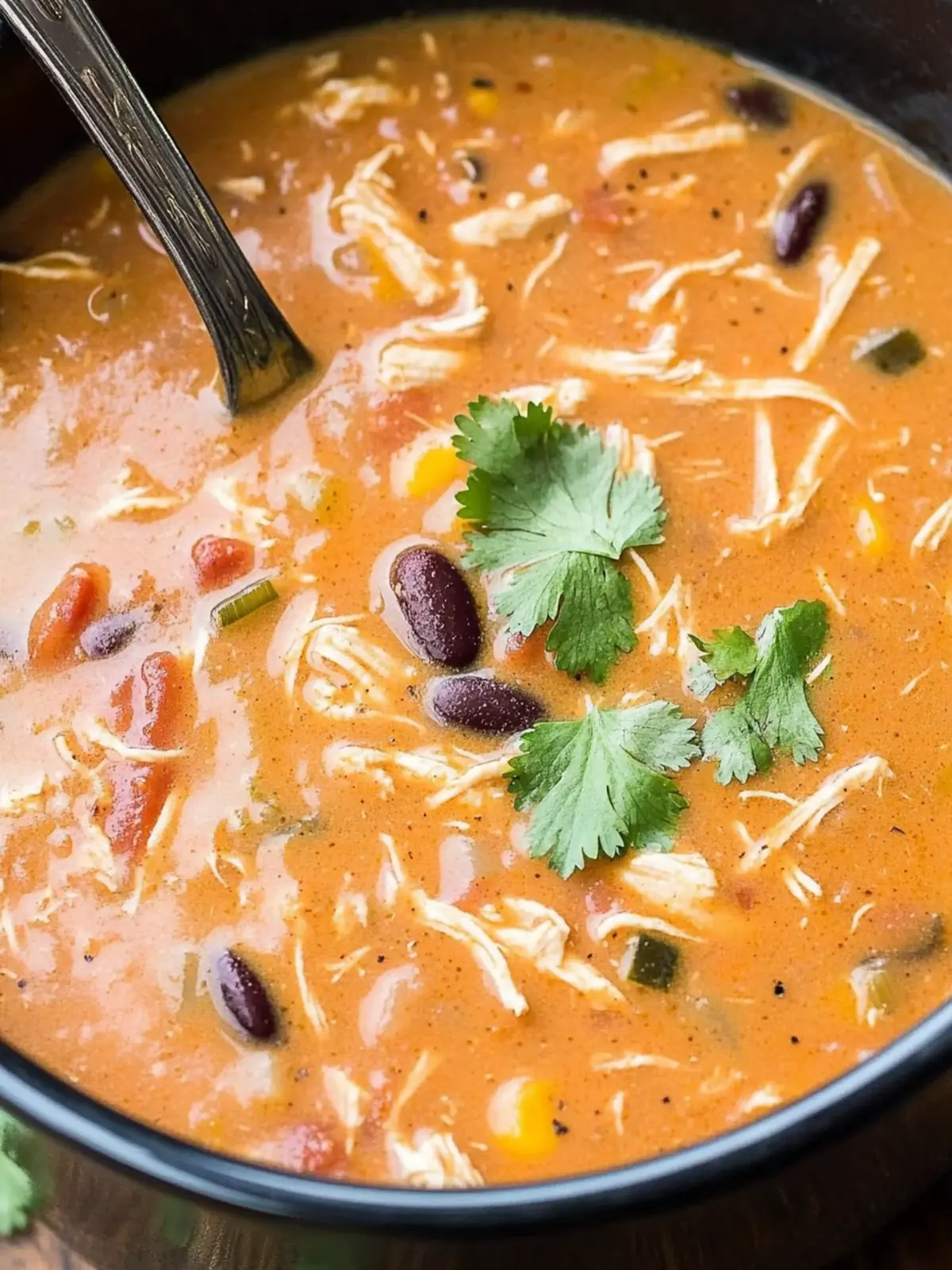 Creamy Crockpot Chicken Enchilada Soup for Cozy Nights 2 Crockpot Chicken Enchilada Soup