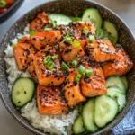 Savory Spicy Salmon Rice Bowl – Quick and Delicious Dinner! 10 Spicy Salmon Rice Bowl