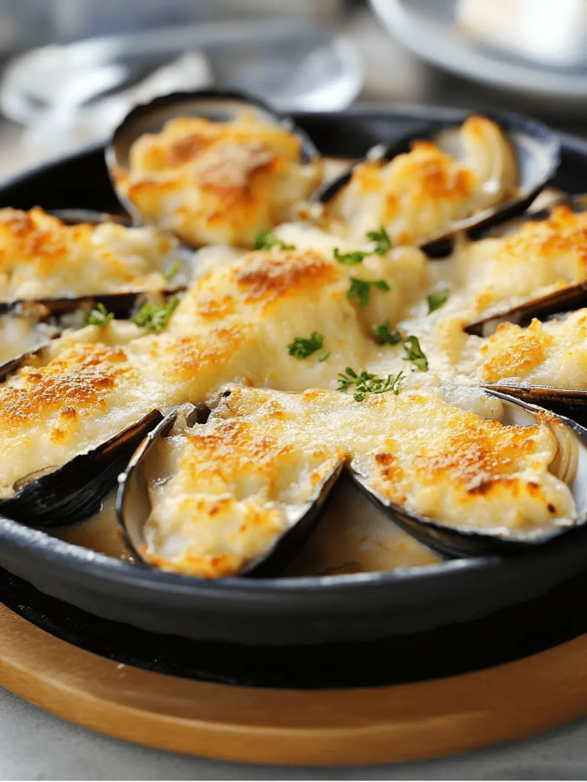 Savor Chilean Machas a la Parmesana: Crispy Comfort Awaits 5 Chilean Machas a la Parmesana (Baked Razor Clams with Parmesan)