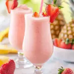 Delicious Strawberry Piña Colada in Just 5 Minutes! 6 Strawberry Piña Colada (4 Ingredients, 5 Minutes)