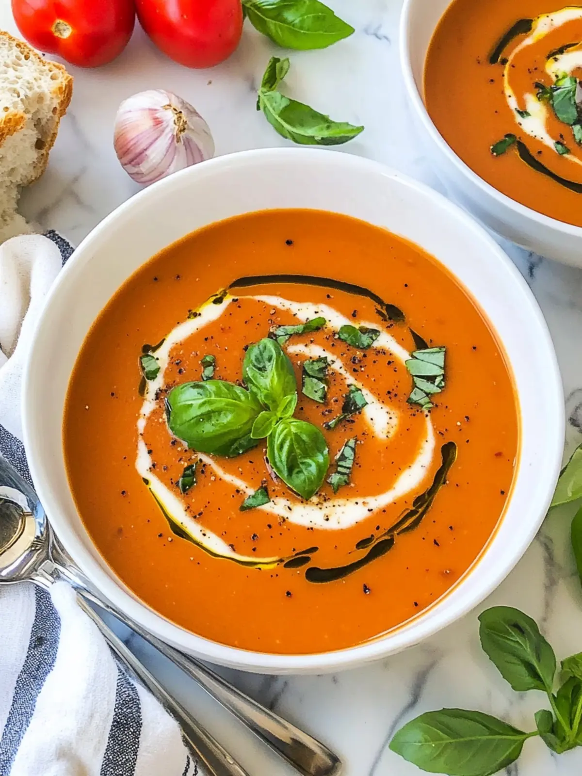Creamy Tomato Caprese Soup to Warm Your Heart and Soul 3 Tomato Caprese Soup