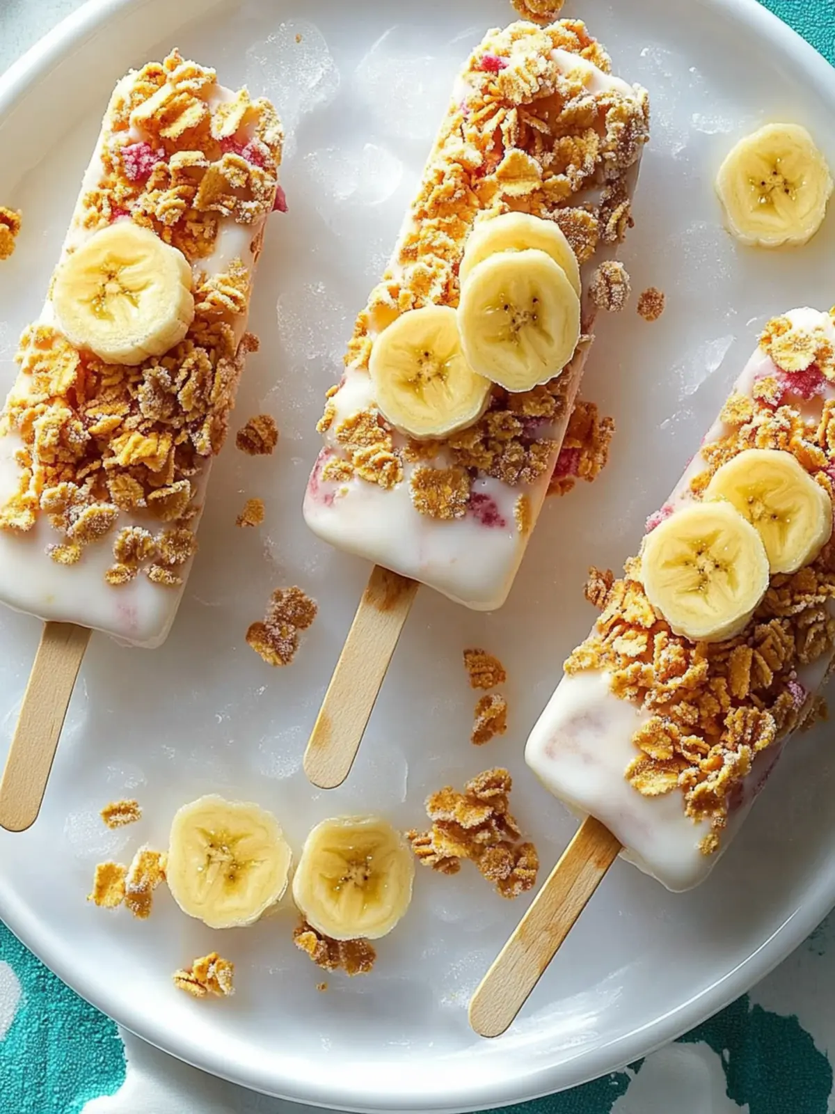 Frozen Banana Cereal Pops That Kids Will Love and Devour 3 Frozen Banana Cereal Pops