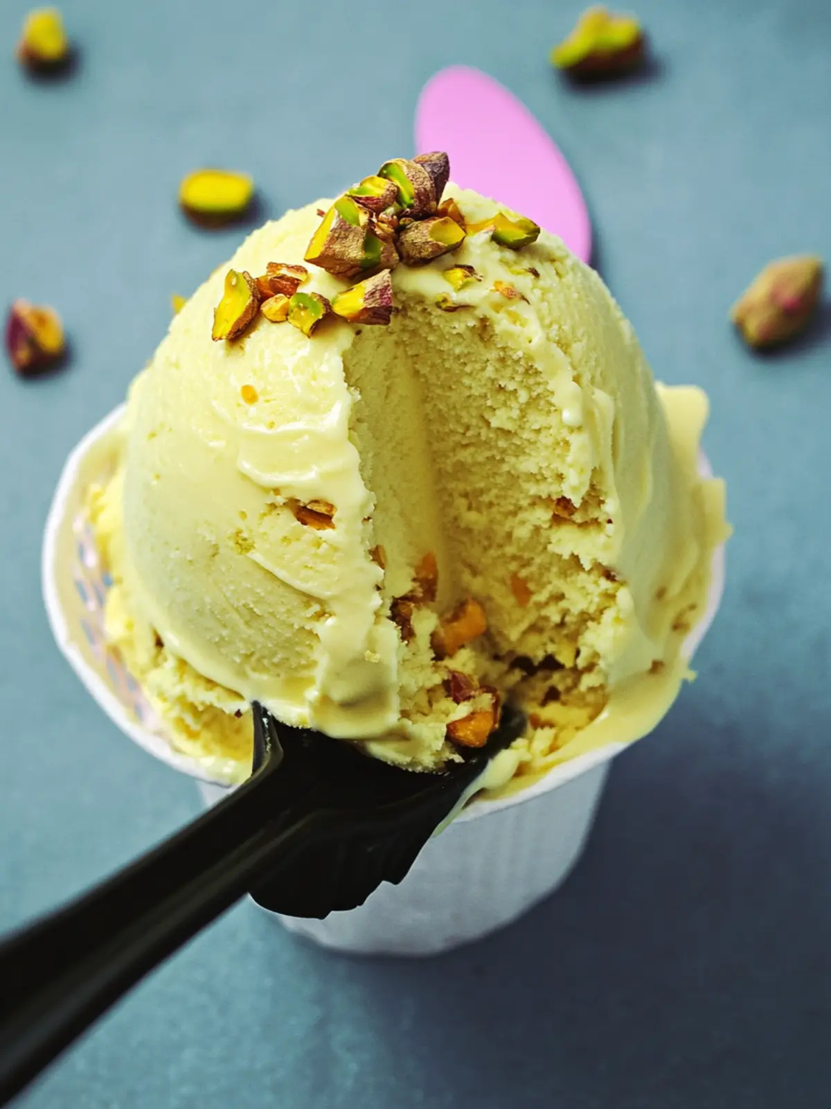 Bastani Sonnati: Creamy Saffron Pistachio Ice Cream Delight 2 Bastani Sonnati (Saffron Pistachio Ice Cream)