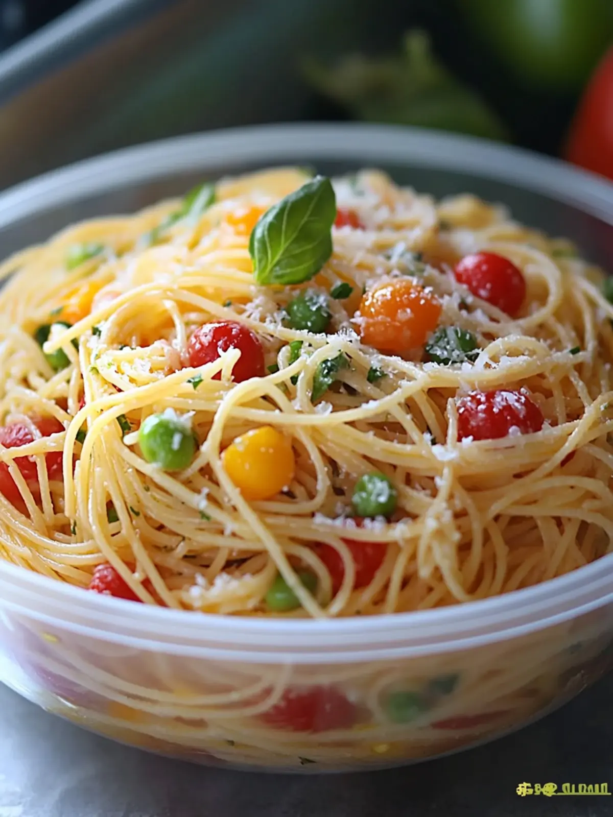 Fresh & Flavorful Spaghetti Salad Recipe for Easy Summer Fun 2 Spaghetti Salad Recipe (Easy, Fresh & Flavorful)