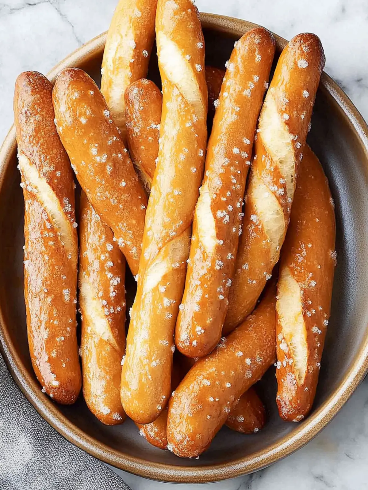 Chewy Homemade Pretzel Sticks That Everyone Will Love 5 Pretzel Sticks