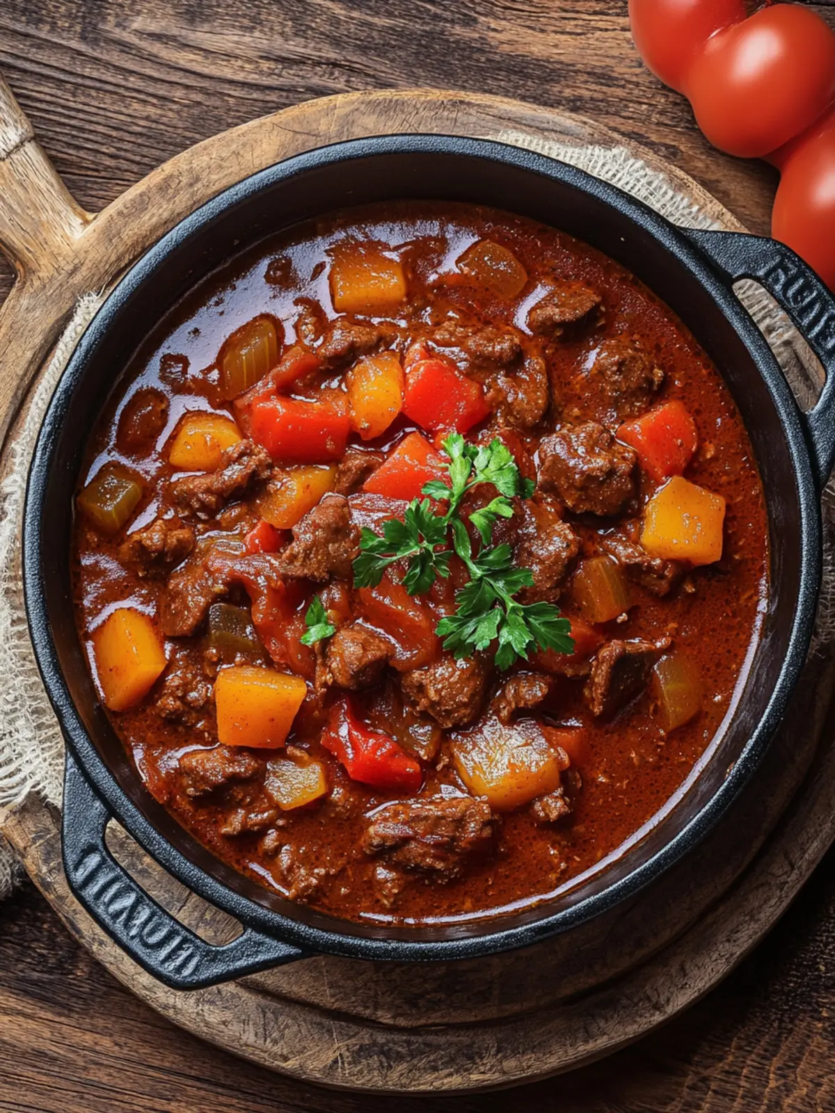 Hearty Hungarian Gulyás: A Comforting Beef Goulash Experience 5 Hungarian Gulyás (Beef Goulash)