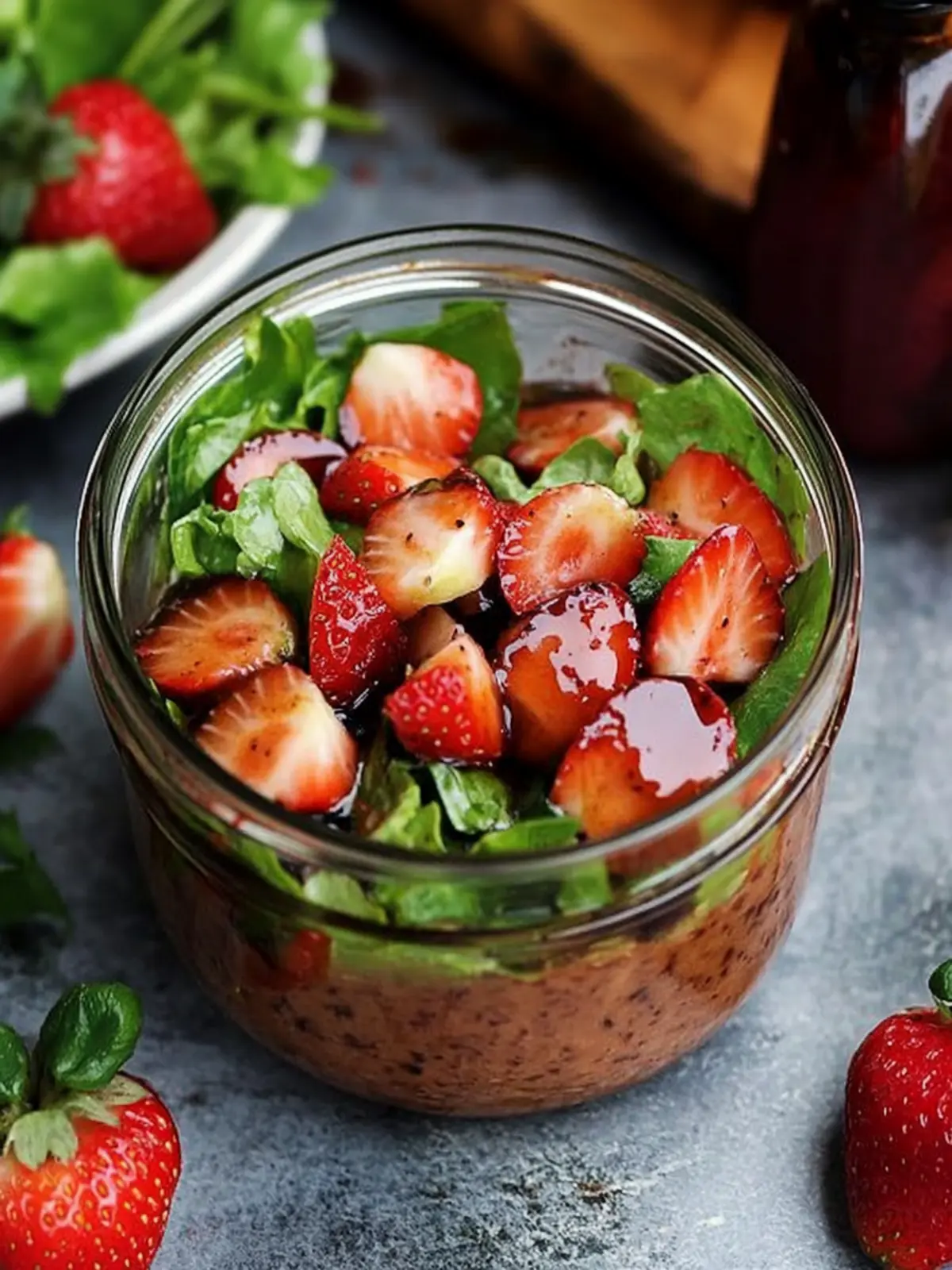 Roast Strawberry Balsamic Vinaigrette: Sweet Summer Delight 4 Roast Strawberry Balsamic Vinaigrette