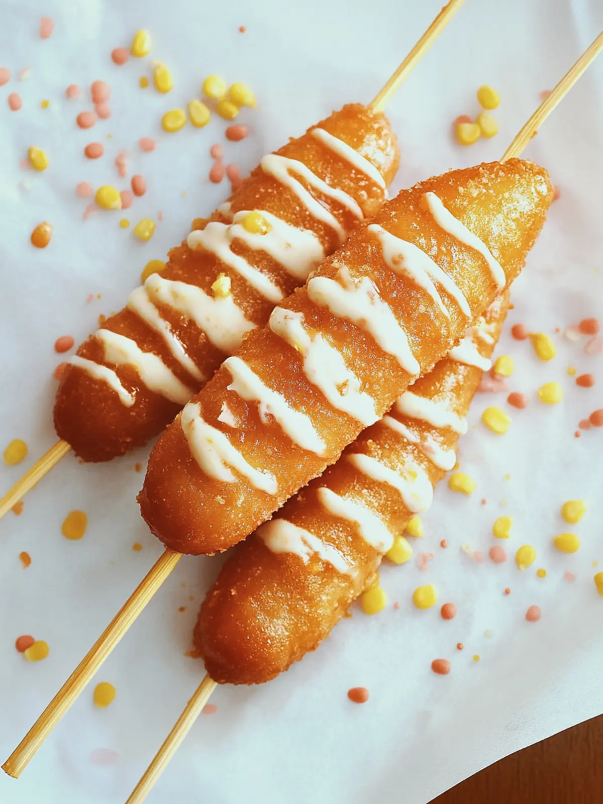 Crispy Corn Dogs: Battered Sausage on a Stick You’ll Love 5 Corn Dogs (Battered Sausage on a Stick)