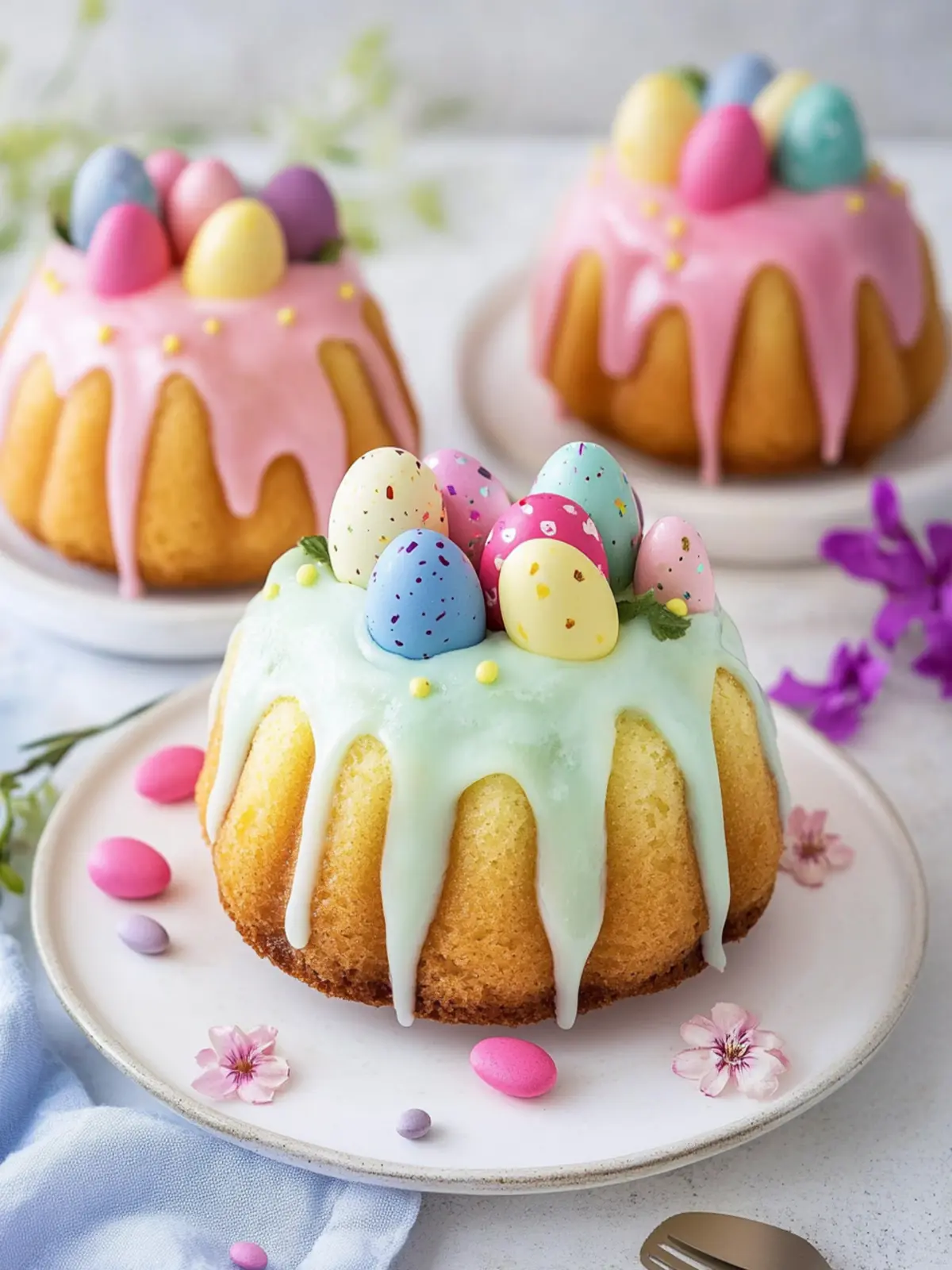 Surprise Inside Mini Easter Bundt Cakes That Wow Your Guests 2 Surprise Inside Mini Easter Bundt Cakes