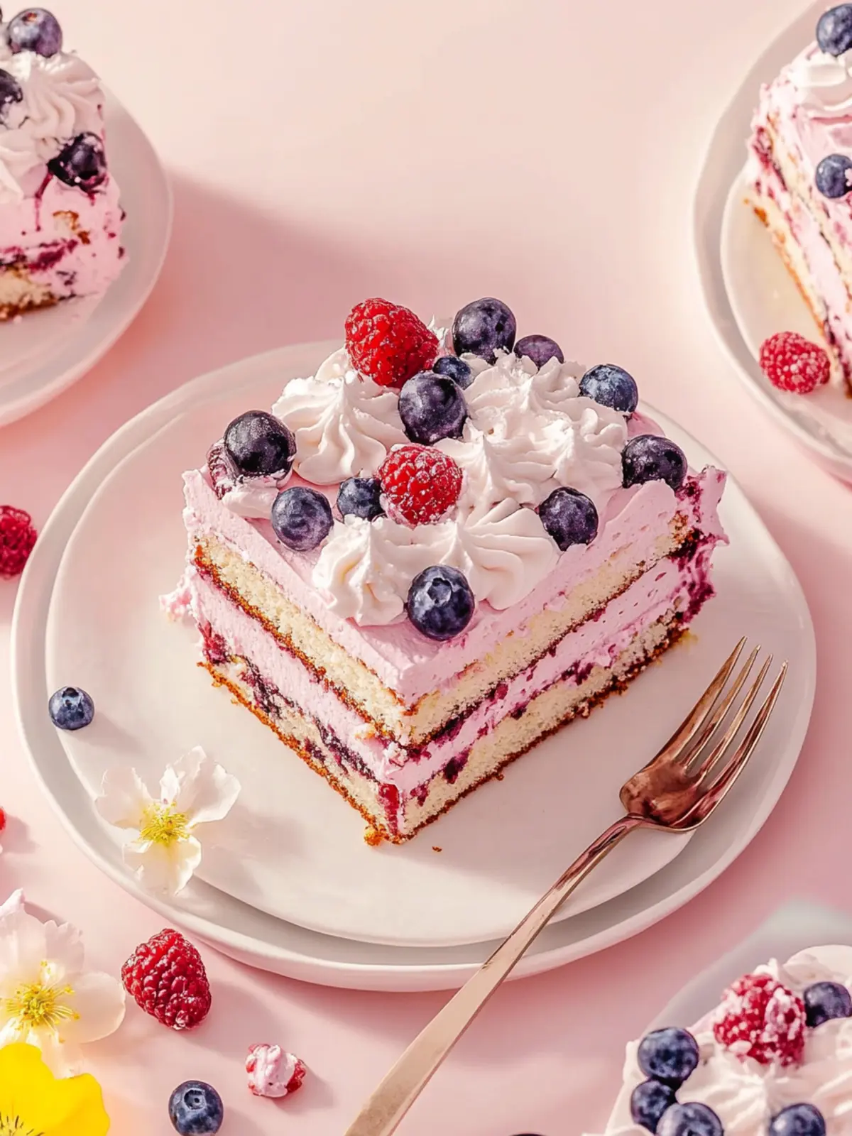 Blueberry Heaven on Earth Cake Dessert in 20 Minutes 3 HEAVEN ON EARTH CAKE DESSERT