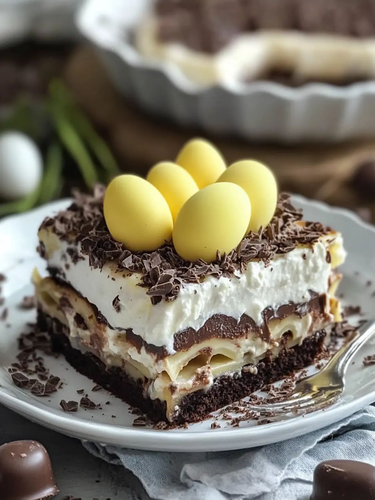 Easter Chocolate Lasagna: No-Bake Delight for Everyone 3 Easter Chocolate Lasagna