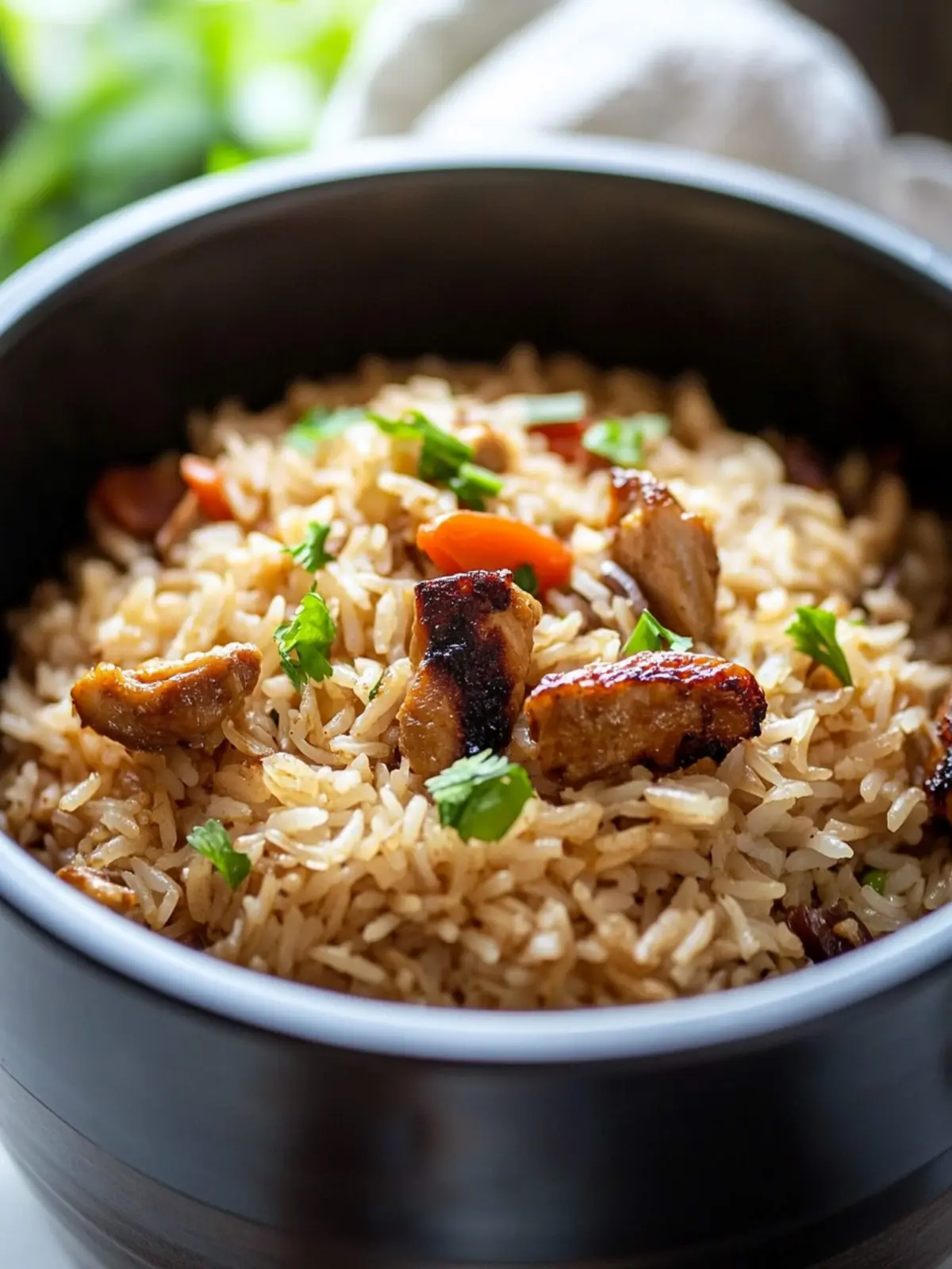 Delicious Rice Cooker Chicken and Rice in Just 25 Minutes 4 Rice Cooker Chicken and Rice