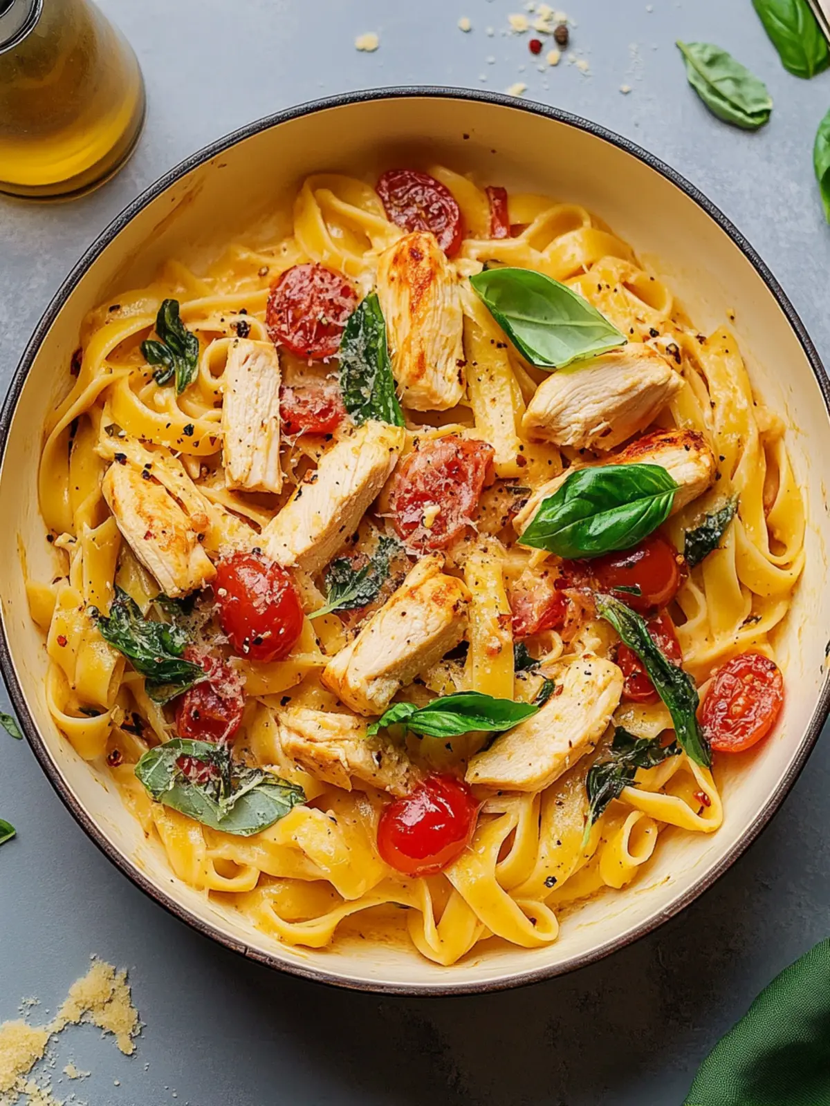 Tuscan Chicken Pasta: Creamy Comfort for Busy Weeknights 3 Tuscan Chicken Pasta