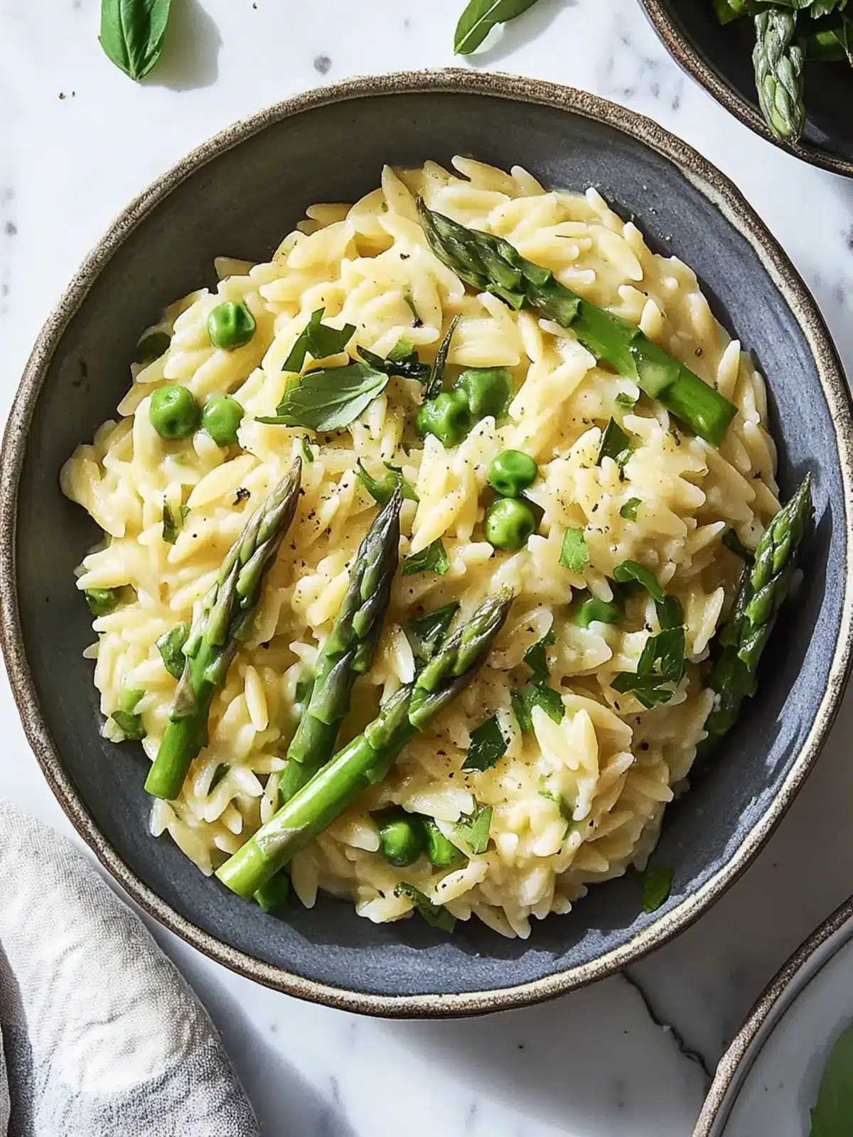 Creamy Cheesy Asparagus Orzotto for Cozy Spring Nights 5 Cheesy Asparagus Orzotto