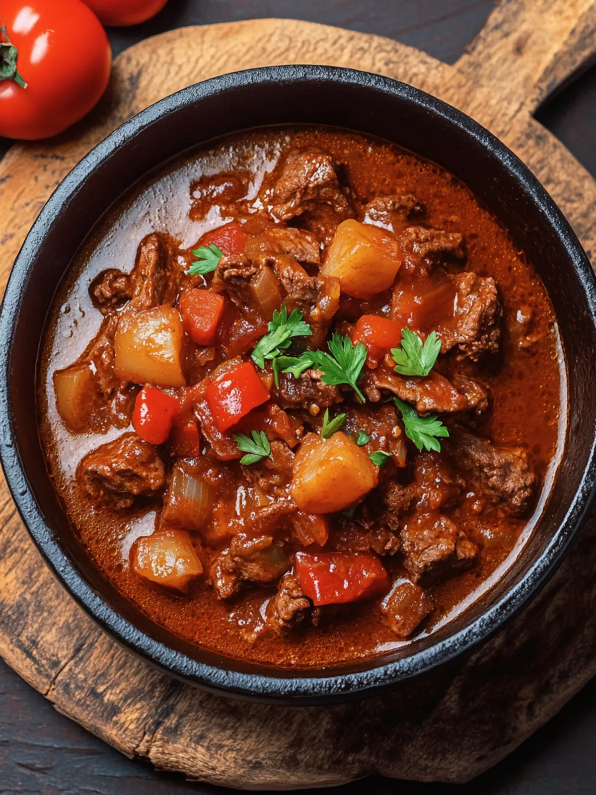 Hearty Hungarian Gulyás: A Comforting Beef Goulash Experience 3 Hungarian Gulyás (Beef Goulash)