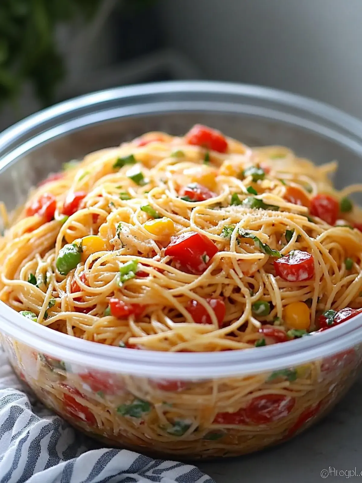 Fresh & Flavorful Spaghetti Salad Recipe for Easy Summer Fun 5 Spaghetti Salad Recipe (Easy, Fresh & Flavorful)