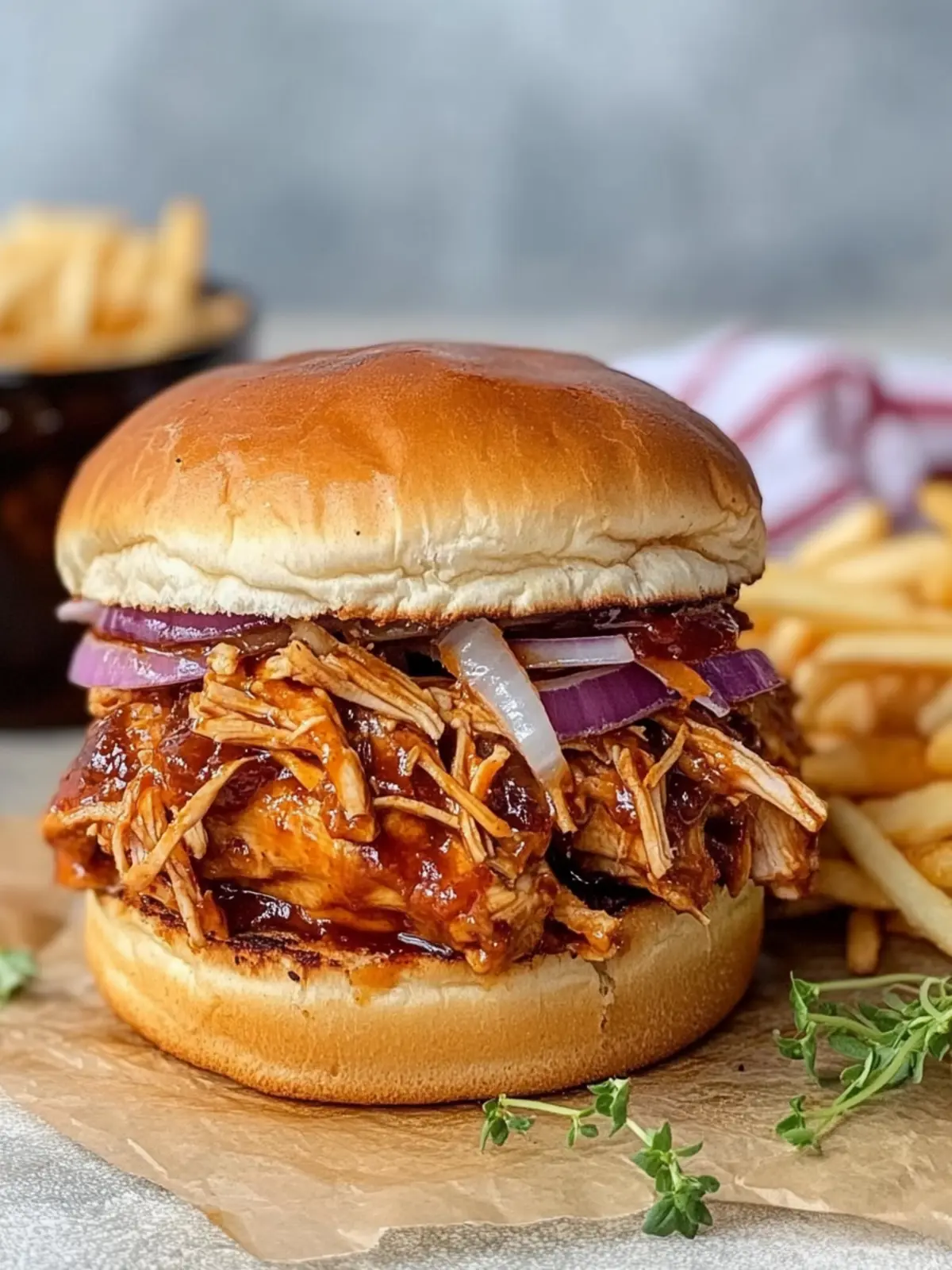 Zesty Slow Cooker BBQ Chicken Sandwiches in Just 5 Steps 2 Zesty Slow Cooker BBQ Chicken Sandwiches