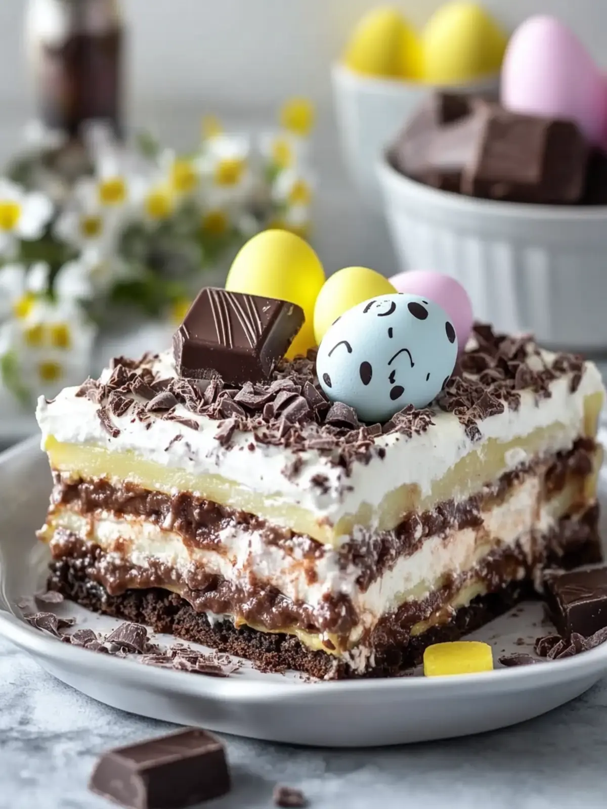 Easter Chocolate Lasagna: No-Bake Delight for Everyone 4 Easter Chocolate Lasagna