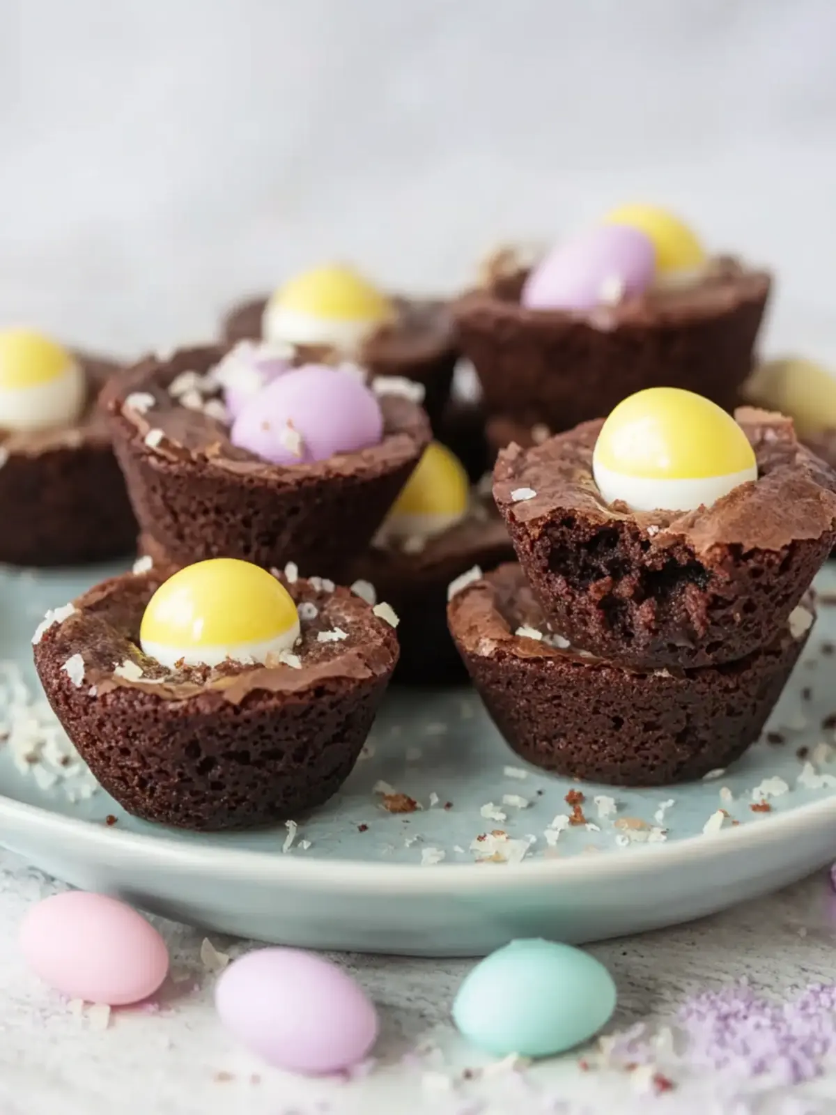 Mini Egg Brownie Bites: Irresistibly Cute Easter Delights 3 Mini Egg Brownie Bites